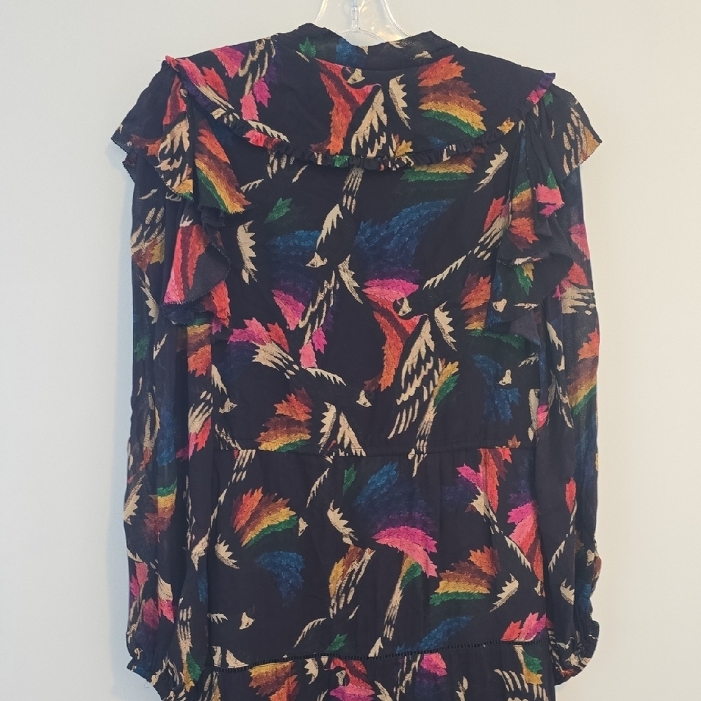 Farm Rio Womens Macaws Flight Longer Dress - Picture 14 of 16